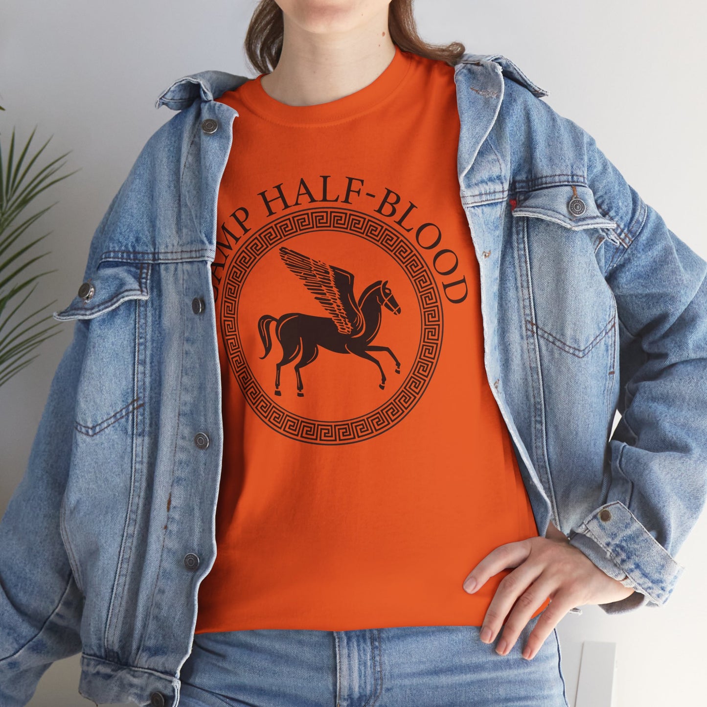 Series Camp Half-Blood Tee - Orange Greek Mythology T-Shirt