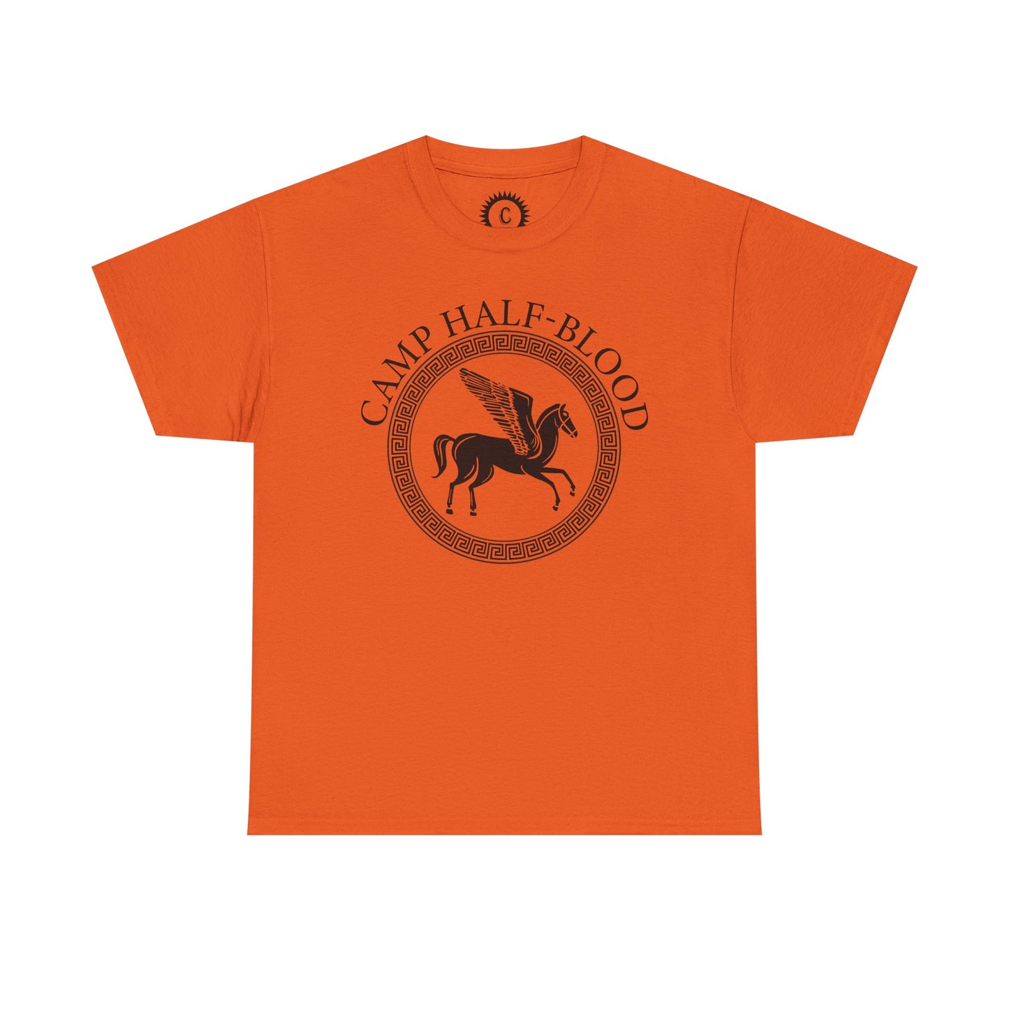 Series Camp Half-Blood Tee - Orange Greek Mythology T-Shirt
