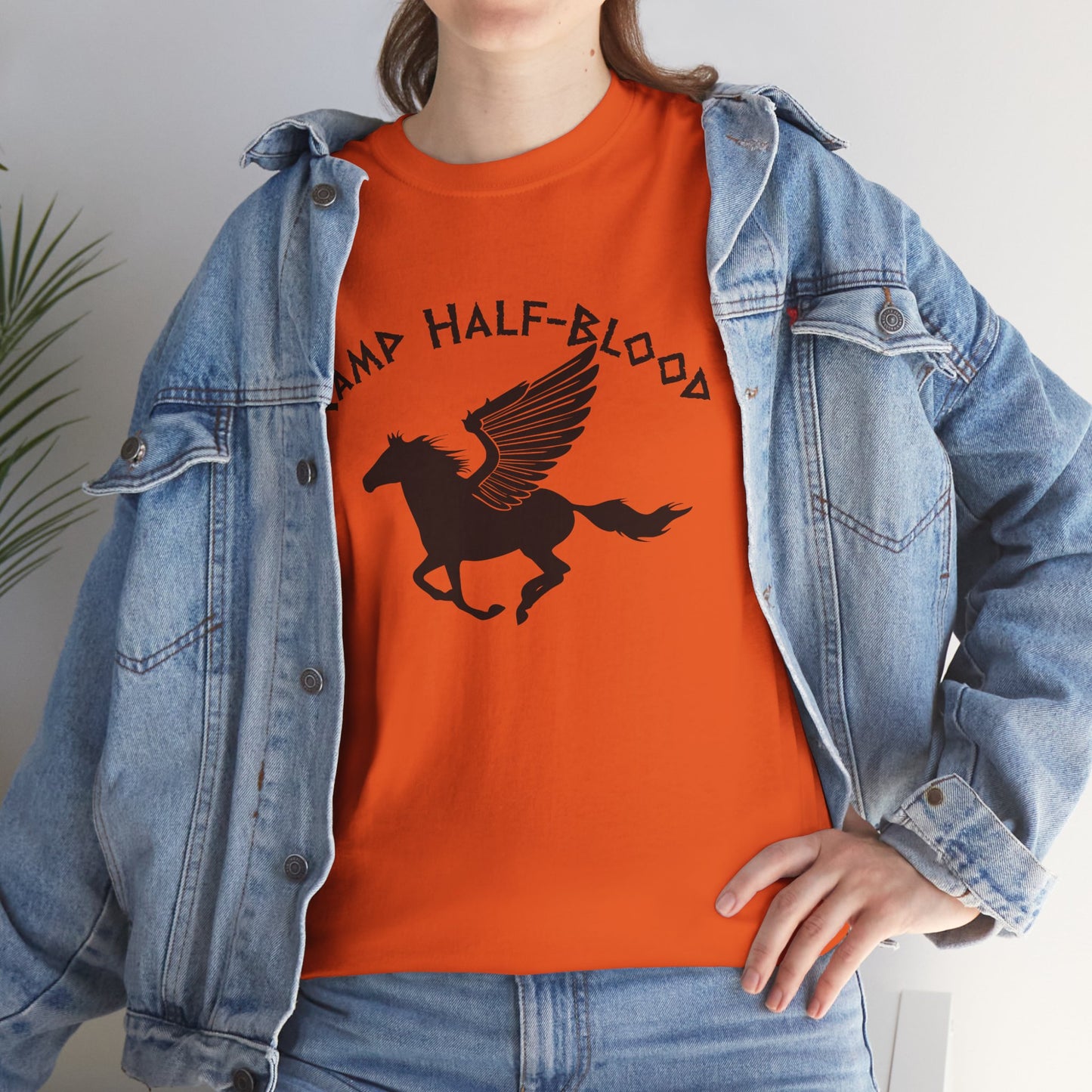 Camp Half-Blood Tee - Orange Greek Mythology T-Shirt