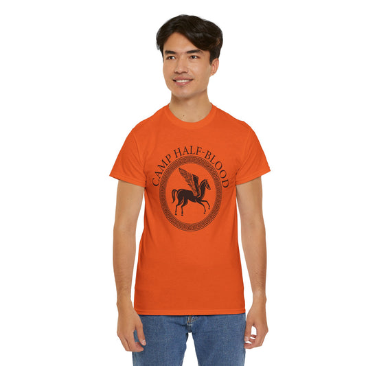 Series Camp Half-Blood Tee - Orange Greek Mythology T-Shirt